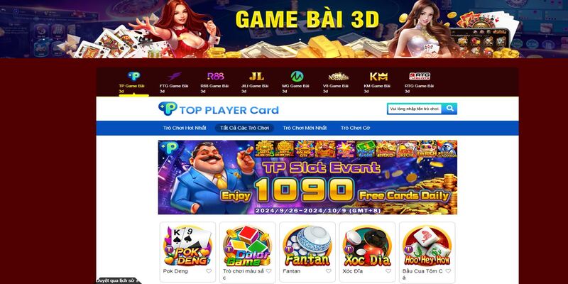 Sảnh game bài 33WIN siêu hot